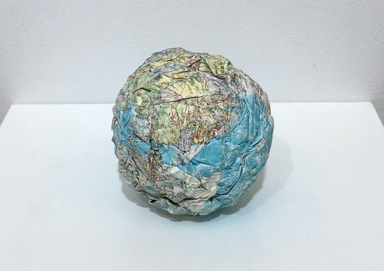 Satoshi Hirose. World map, 1991. Map. Private collection.