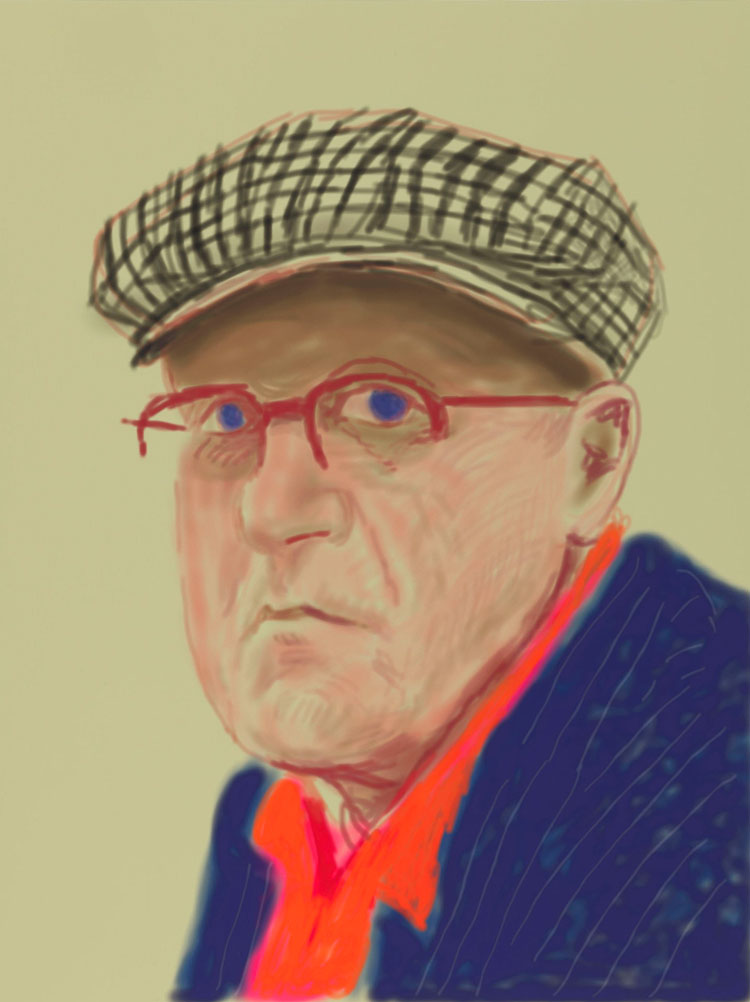 David Hockney. No. 1201, 14 March 2012. iPad Drawing. © David Hockney.