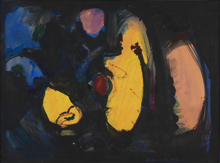 Hans Hofmann, Rendezvous, 1944. Oil on panel, 77.5 x 104.1 cm. Courtesy Bastian. With permission of the Renate, Hans & Maria Hofmann Trust / Artists Rights Society (ARS), New York. 