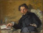 Édouard Manet, Portrait of Stéphane Mallarmé, 1876. Oil on canvas, 27.5 x 36 cm. Paris, Musée d'Orsay. Photo © RMN-Grand Palais (musée d'Orsay) / Patrice Schmidt.