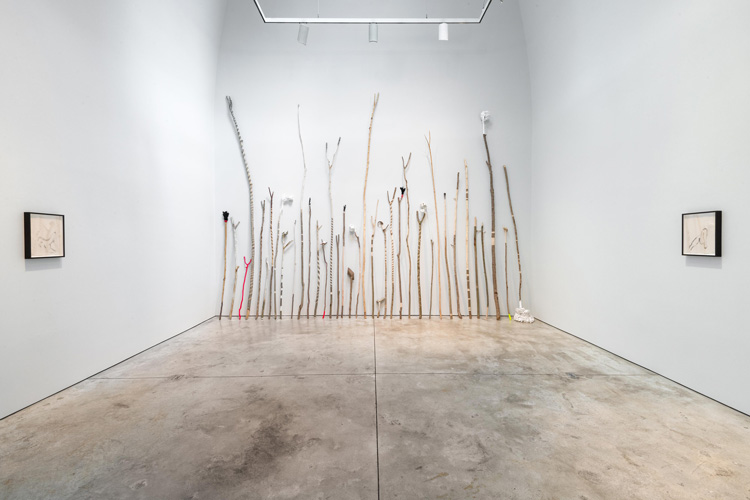 Rachel Howard, L’appel du vide, 2019. Installation view, courtesy the artist and BlainSouthern. Photo: Adam Reich.
