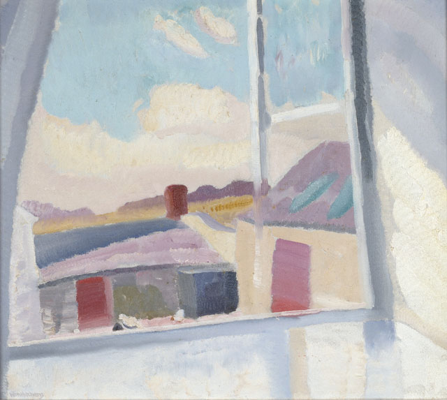 Ivon Hitchens, A Border Day (Morning, Bankshead), 1925. Oil on canvas, 56.4 x 61 cm. © The Estate of Ivon Hitchens © Ashmoleam Museum, University of Oxford.