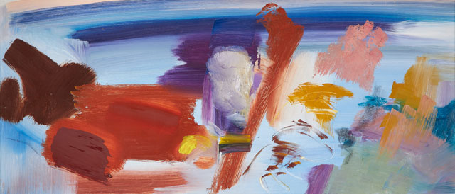 Ivon Hitchens, November Revelation, 1973. Oil on canvas. Pallant House Gallery © The Estate of Ivon Hitchens.