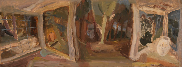 Ivon Hitchens, Winter Stage, 1936. Oil on canvas, 59.1 x 155.6 cm. © Tate, London 2019 © The Estate of Ivon Hitchens.