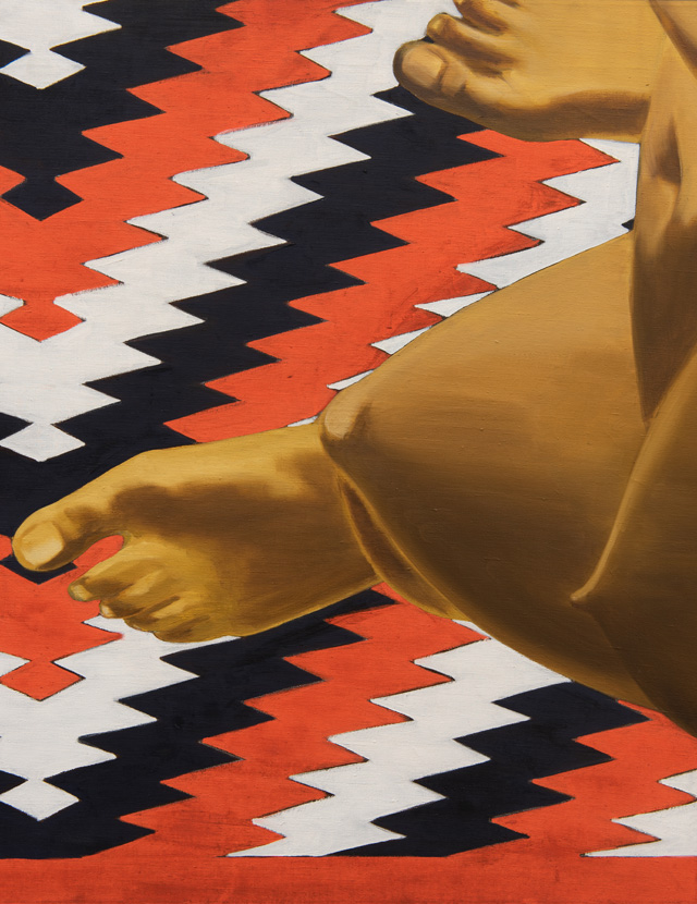 Luchita Hurtado, Untitled, 1970 (detail). Oil on canvas. © 2019 Luchita Hurtado. Photo: Hugo Glendinning