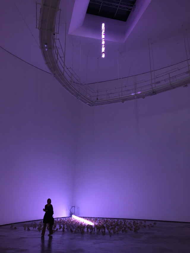 Exhibition view, Jenny Holzer: Thing Indescribable, Museo Guggenheim Bilbao, Spain, 2019. Photo: Veronica Simpson.