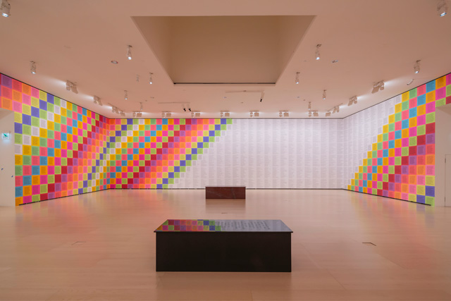 Exhibition view, Jenny Holzer: Thing Indescribable, Museo Guggenheim Bilbao, Spain, 2019. © 2019 Jenny Holzer, member Artists Rights Society (ARS), NY. Photo: José Miguel Llano.