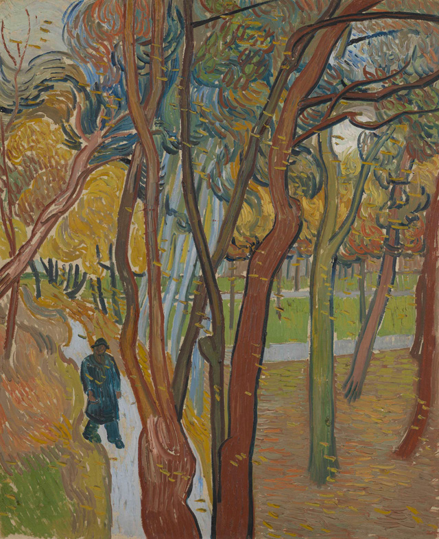 Vincent Van Gogh. The Garden of Saint Paul’s Hospital (Leaf-Fall), 1889. Oil on canvas. Van Gogh Museum, Amsterdam (Vincent van Gogh Foundation).