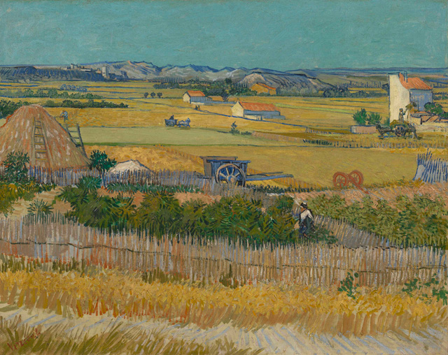 Vincent Van Gogh. The Harvest, 1988. Oil on canvas, 73.4 x 91.8 cm. Van Gogh Museum, Amsterdam (Vincent van Gogh Foundation).