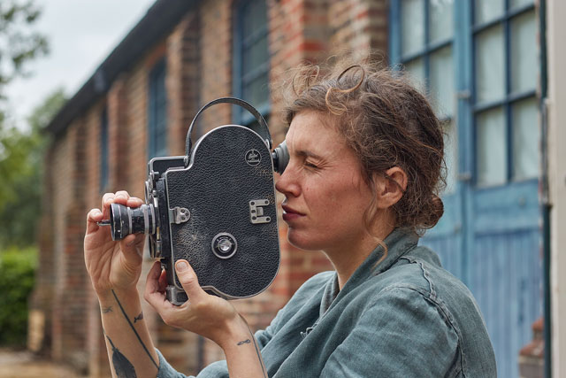 Tamara Henderson at Cass Sculpture Foundation. Photograph: Barney Hindle.