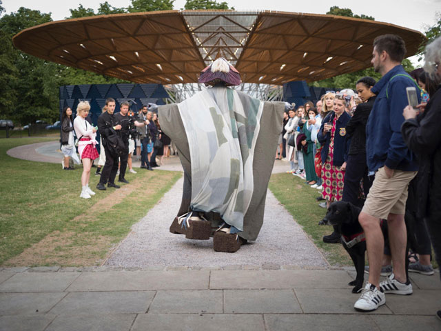 Tamara Henderson. Seasons End: Panting Healer, 2016. Installation view at Oakville Galleries at Centennial Square. Courtesy of the artist and Rodeo, London. Photograph: Toni Hafkenscheid.