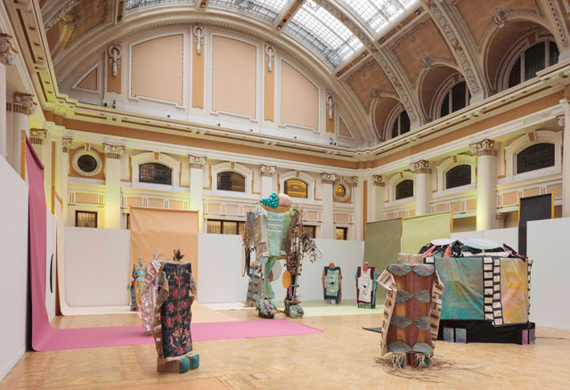 Tamara Henderson. Seasons End: More Than Suitcases, 2018. Installation view at The Douglas Hyde Gallery, Dublin. Courtesy of the artist and Rodeo, London. Photograph: Denis Mortell.