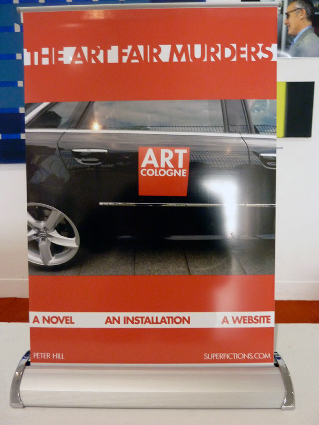 Peter Hill, The Art Fair Murders, 1994 on-going. Detail of installation, 2012, dimensions variable.