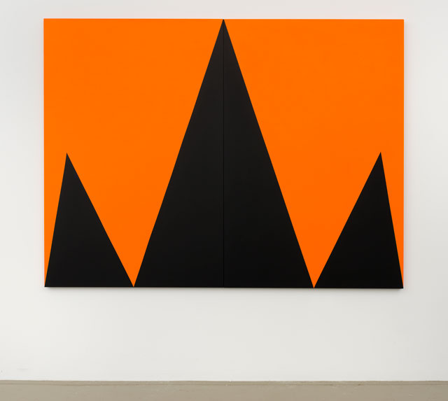 Carmen Herrera. Mountain Drawing, 2017. Acrylic on canvas, 182.9 x 243.8 cm (72 x 96 in). © Carmen Herrera; Courtesy Lisson Gallery.