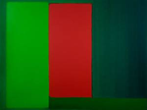 John Hoyland. 20.4.66, 1966. Acrylic on canvas, 229.5 cm x 304.8 cm (90 3/8 x 120 in). © The John Hoyland Estate. All rights reserved, DACS 2017. Photograph: Colin Mills,
courtesy of Pace Gallery.