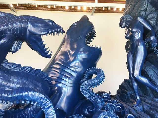 Damien Hirst. Andromeda and the Sea Monster. Bronze, 391 x 593.1 x 369.7cm. Photograph: Joe Lloyd.