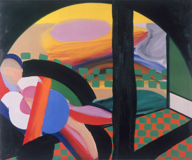 Howard Hodgkin. Mrs Acton in Delhi, 1967–71. Oil on canvas, 122 x 148 cm. © Howard Hodgkin. Courtesy the artist and Gagosian.