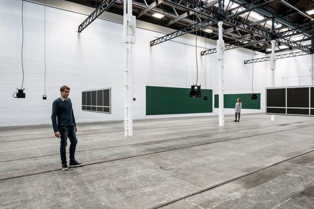 Florian Hecker: Synopsis, installation view, Tramway, Glasgow, 2017. Courtesy Tramway,  Glasgow.