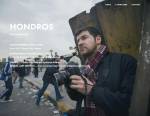 Screenshot of Hondros film website, 2017. www.chrishondrosfilm.com