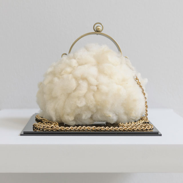 Elpida Hadzi-Vasileva. Ladies Purse 4, 2011. Photograph: Nick Dunmur, courtesy Elpida Hadzi-Vasileva and Djanogly Gallery.