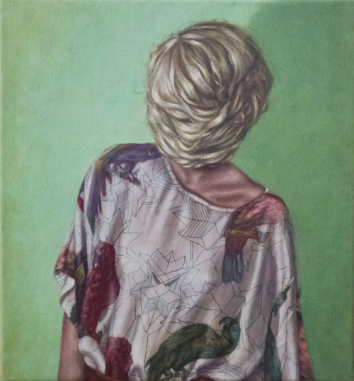 Roxana Halls. Nest II, 2015. Oil on linen, 65 x 60 cm. © the artist.