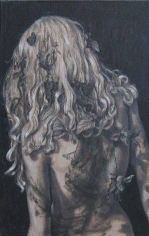 Roxana Halls. Back II, 2010. Oil on linen, 70 x 45 cm. © the artist.