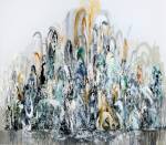 Maggi Hambling. Wall of water II, 2011. Oil on canvas, 78 x 89 in. © Maggi Hambling. Photograph: Douglas Atfield.