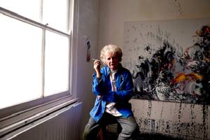 Maggi Hambling CBE. Portrait by Jens Marrott. © Jens Marrott.