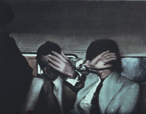 Richard Hamilton, <em>Swingeing London 67 (a)</em>, 1968-69. Oil on canvas and screenprint 67 x 85 cm © Richard Hamilton 