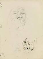 Richard Hamilton, <em><strong>Finn MacCool - first study</strong></em>, 1949. Pencil and ink on paper 38.4 x 28 cm © Richard Hamilton 