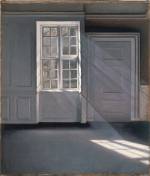 Vilhelm Hammershøi. <em>Sunbeams or Sunshine. Dust Motes Dancing in the Sunbeams</em>, 1900. Oil on canvas, 70 x 59 cm. Ordrupgaard, Copenhagen. Photo Pernille Klemp