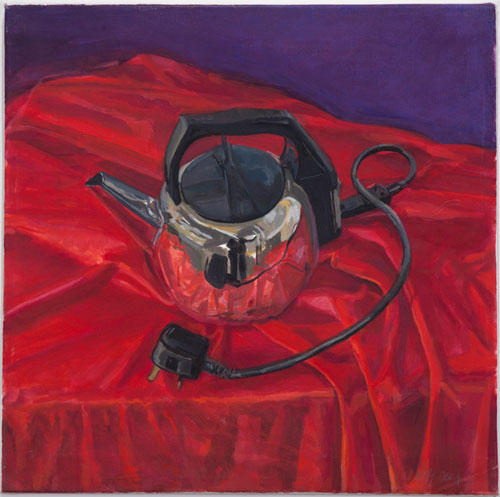 Margaret Harrison. Beautiful Ugly Kettle, 2004. Watercolour on paper, 8 1/2 x 11 in. Photograph: Casey Dorobek, courtesy of Ronald Feldman Fine Arts, New York.