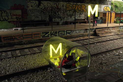 HeHe. Metronome, 2012. A transportation service for the Petite Ceinture in Paris.