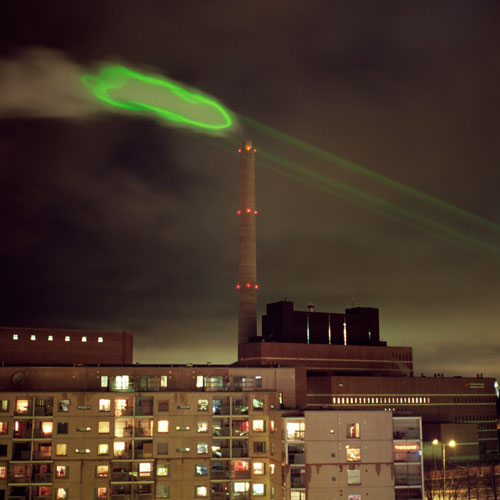 HeHe. Nuage Vert (Green Cloud), Helsinki, 2008.