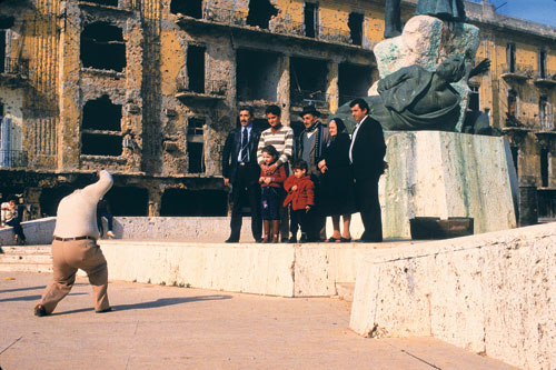 Fouad Elkoury. Colour snapshot, Place des Canons (Beirut 1982), 2014. Digital inkjet print, 15 3/4 x 23 5/8 in (40 x 60 cm). Courtesy the artist, the Third Line, Dubai, and Galerie Tanit, Munich/Beirut.