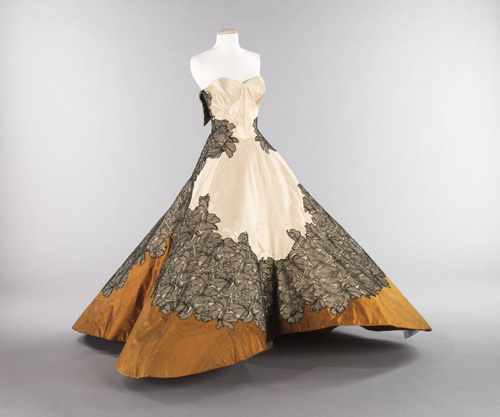 Charles James (American, born England, 1906–1978). <em>Ball Gown</em>, 1953. American. Silk. The Brooklyn Museum Costume Collection at the Metropolitan Museum of Art.