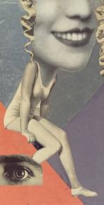 Hannah Höch. Made for a Party, 1936. Collage, 36 x 19.8 cm. Collection of IFA, Stuttgart.