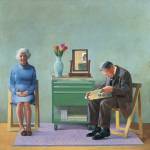 David Hockney. <em>My Parents</em>, 1977. Copyright: Tate. Purchased 1981 © David HockneyPhoto: © Tate, London 2006.