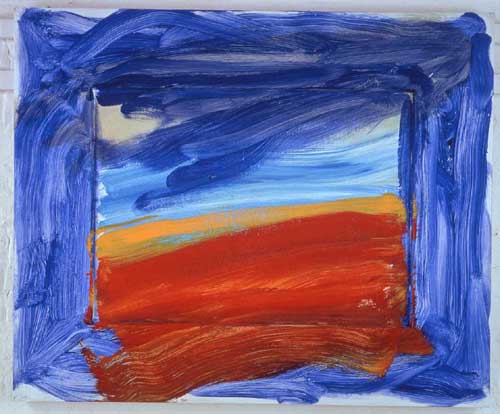 Howard Hodgkin. Americana, 1999-2001. Oil on wood, 91 x 110.5 cm