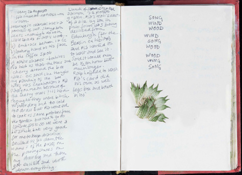 Eileen Hogan. Sketchbooks of Little Sparta.