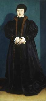 Hans Holbein. <em>Christina of Denmark, Duchess of Milan</em>, 1538. The National Gallery, London.