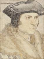 Hans Holbein. <em>Sir Thomas More</em>, 1526-27. The Royal Collection © 2006 Her Majesty Queen Elizabeth II.