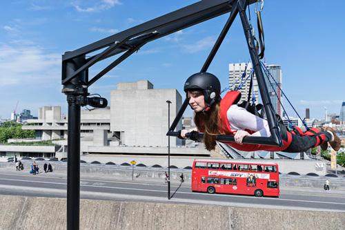 Carsten Höller. Two Flying Machines, 2015. Installation view 2. Photograph: © Ela Bialkowska, OKNO studio.