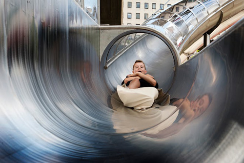 Carsten Höller. Isomeric Slides, 2015. Installation view © Carsten Höller. Courtesy of the artist and LUMA Foundation. Photograph: © Linda Nylind.