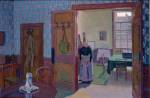 Harold Gilman. <em>Interior with Mrs Mounter</em>, c1916, Ashmolean
