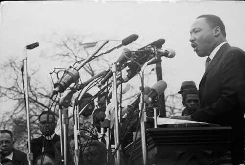 Dennis Hopper. Martin Luther King, Jr., 1965. Photograph, 23.37 x 34.29 cm. The Hopper Art Trust © Dennis Hopper, courtesy The Hopper Art Trust. www.dennishopper.com