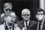 Dennis Hopper. Andy Warhol, Henry Geldzahler, David Hockney and Jeff Goodman, 1963. Photograph, 17.25 x 24.74 cm. The Hopper Art Trust © Dennis Hopper, courtesy The Hopper Art Trust. www.dennishopper.com