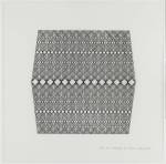 Channa Horwitz. Canon 6 Variation II, 1982. Ink on mylar. Courtesy Collection Oehmen, Germany. Photograph: Timo Ohler.