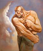Peter Howson. The Bear, 2013. Oil on canvas, 184 x 153cm. © Peter Howson, Flowers Gallery, Cork St, London.