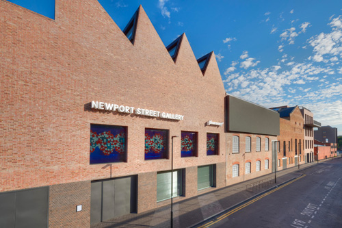 Newport Street Gallery, London. Facade. © Kioyar Ltd, Photograph: Prudence Cuming Associates.